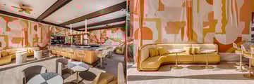 Bar area in a hotel