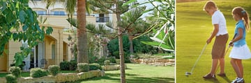 Hotel garden, Crete Golf Club
