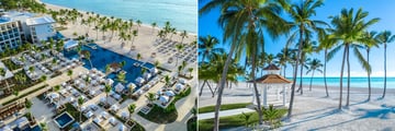 Aerial view and beach at Hyatt Zilara Cap Cana
