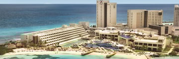 Aerial view of Hyatt Ziva Cancun