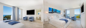 Double Room and Double Side Sea View at Iberostar Selection Santa Eulalia Ibiza