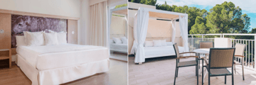 Suite with pool view