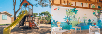 Extra fun for the kids will be had at the children's playground and kids club