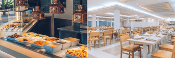 The popular Baleares Buffet Restaurant 