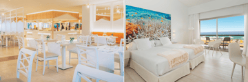 Buffet restaurant, Double Sea View room