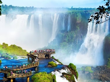 Iguassu Falls, Argentina and Brazil Border