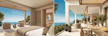 Deluxe Two Bedroom Grand Penthouse Suite Front Sea view