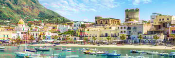 A port on the Italian island of Ischia