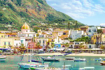 A port on the Italian island of Ischia