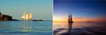 A boat on the water