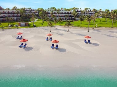 JA Palm Tree Court beach