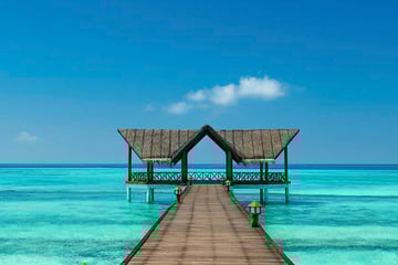 Maldives jetty