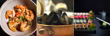 Jumeirah Emirates Towers, The Rib Room, The Ivy and Mundo Restaurants' Dishes