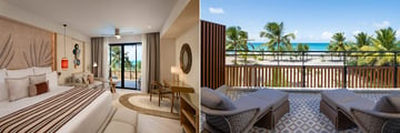 Junior Suite Oceanfront at a resort