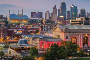 Kansas City Union Station skyline