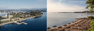 The Kontokali Bay Resort & Spa and beach