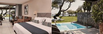 Junior Suite Bungalow Seafront with private pool