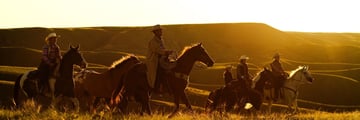 Horse Riding in La Reata Ranch, Saskatchewan