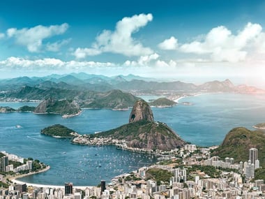 Rio de Janiero view from Sugar Loaf Mountain