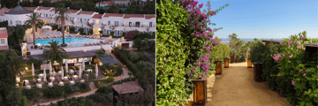 Hotel grounds at Le Calette