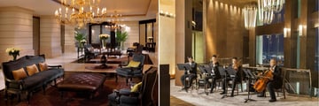 Lobby and Mezzaluna Michelin Star restaurant