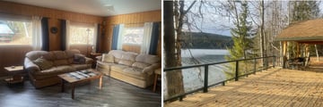 Lodge and outdoor scenery at Bear Whisperer
