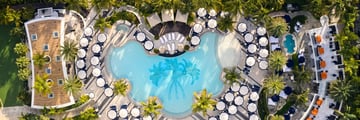 Aerial view of Loews Miami Beach