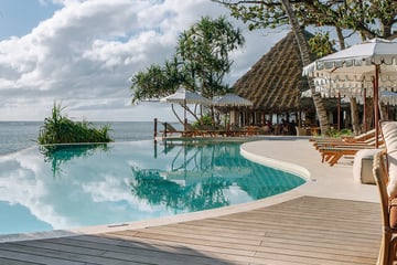The main pool at Matemwe Attitude