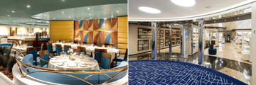 La Caravella Restaurant, on-board boutique