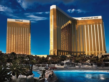 Exterior with pool, Mandalay Bay, Vegas
