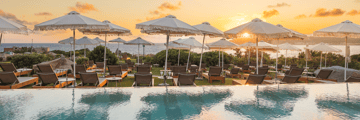 Infinity pool at the Mangia’s Santa Teresa Curio Collection by Hilton