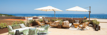 Hotel terrace