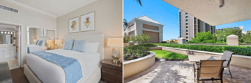 One bedroom suite with private patio