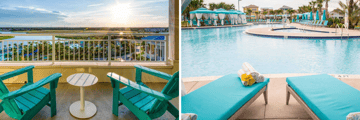 Balcony views, poolside views