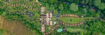 Maya Ubud Resort & Spa: Resort Aerial View