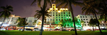 The iconic Art Deco District on South Beach