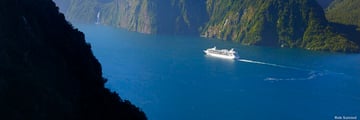 Cruising along Milford Sound