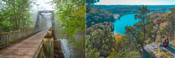 Katy Trail State Park and Ha Ha Tonka State Park