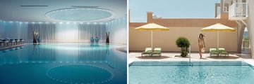 Spa pool, sharing pool