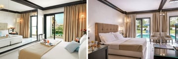 Twin Sea View Room, Sharing Pool Room