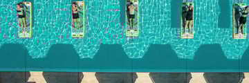 Pool yoga