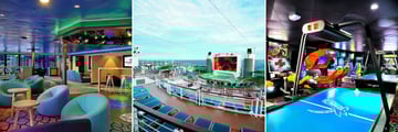 Norwegian Epic Teen Entourage Area, Spice H2O and Arcades