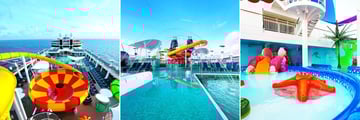 Pools on board Norwegian Epic 