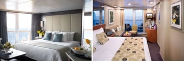 HAL Eurodam Naptune Suite & Inside Stateroom