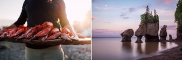 New Brunswick Lobster; The Hopewell Rocks