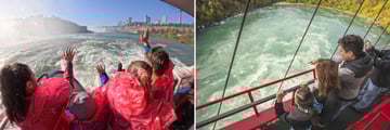 Experience Niagara Falls Boat Tour or soar above with the Whirlpool Aero Car