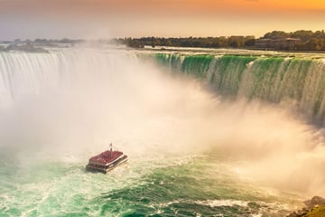 Niagara Falls at Sunset