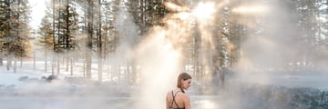 Nordic Spa's Outside Pool