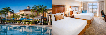Rosen Shingle Creek pool, and double Queen room