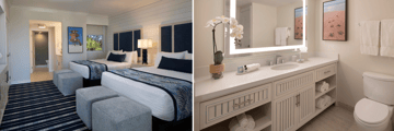 The Resort at Longboat Key double Queen room with en-suite